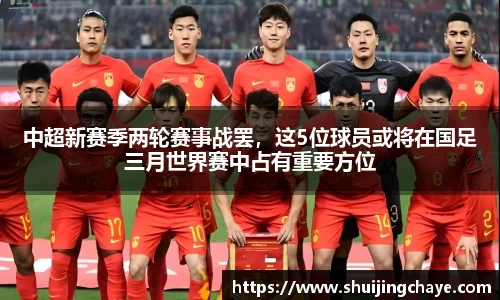 中超新赛季两轮赛事战罢，这5位球员或将在国足三月世界赛中占有重要方位